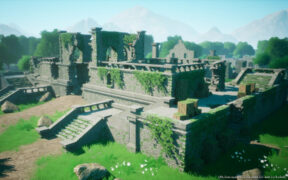 Nick Kochman Stylescape Ruins – 风格化废墟场景模型虚幻引擎资产包