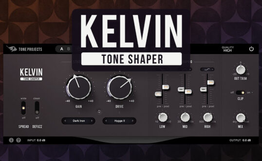 音频EQ均衡器插件 Tone Projects Kelvin v1.5.5