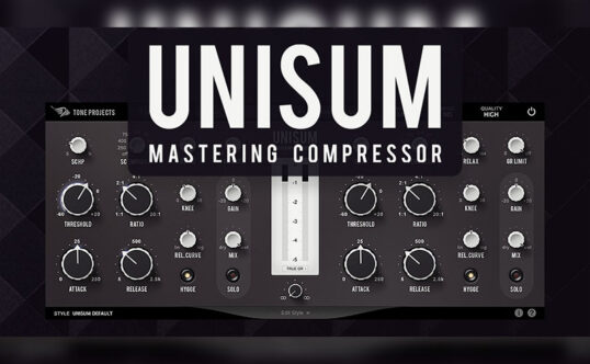 音频母带压缩器插件 Tone Projects Unisum v1.1.9