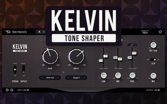 音频EQ均衡器插件 Tone Projects Kelvin v1.5.5