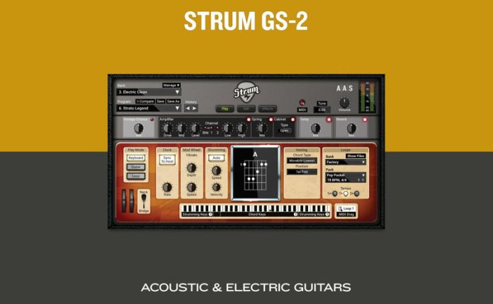 电吉他音效插件 Applied Acoustics Systems Strum GS-2 v2.4.2 破解版