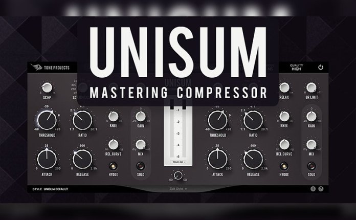 音频母带压缩器插件 Tone Projects Unisum v1.1.6 破解版