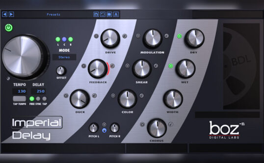 音频延迟效果器插件 Boz Digital Labs Imperial Delay v1.5.11