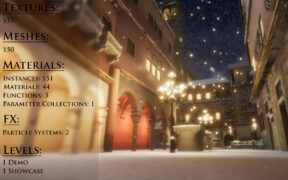 3D-Scanned Venice & North of Italy Assets Full Pack – 3D扫描威尼斯和意大利北部场景模型UE4资产包