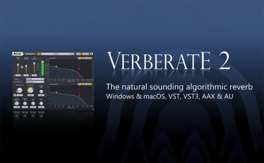 音频算法混响效果器插件 Acon Digital Verberate Immersive 2 v2.3.1