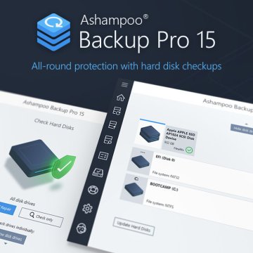 Ashampoo Backup Pro 15 系统数据备份恢复工具正版激活码【限时免费】