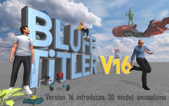 三维字幕软件 BluffTitler v16.7.7.0 便携版