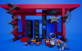 TMPC Construction Props 建筑施工道具模型UE4资产包