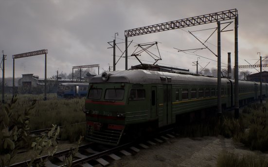 Train Yard 后苏联时期的火车站场景模型UE4资产包