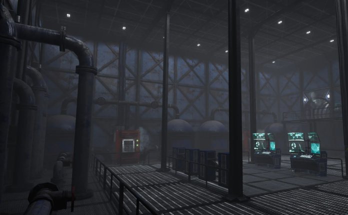 Underwater Sea Station 科幻恐怖水下海洋站点场景模型UE4资产包