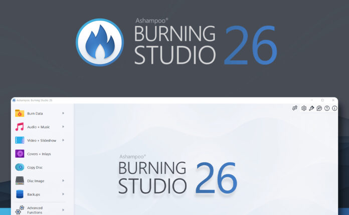 DVD翻录软件 Ashampoo Burning Studio v26.0.3.4 便携版