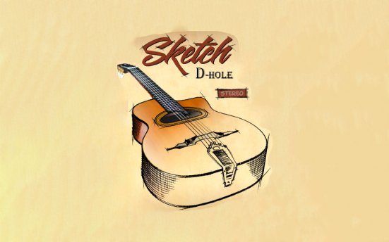 Sketch Samples Sketch D-Hole Guitar (KONTAKT) D型音孔木吉他音源