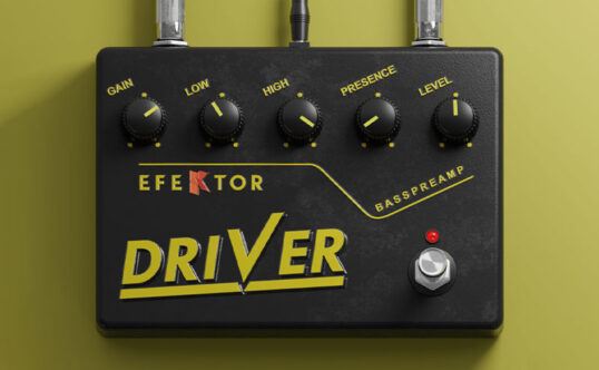 Kuassa Efektor Bass Driver v1.0.0 音频低音前置放大器插件