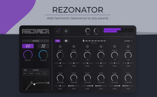 Xynth Audio Rezonator v1.0.5 音频谐波共振效果器插件