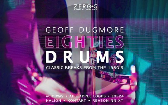 Zero-G Eighties Drums (KONTAKT) 八十年代鼓组音源