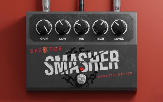 Kuassa Efektor Bass Smasher v1.0.0 音频失真效果器插件