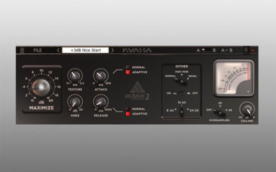 音频限制器插件 Kuassa Kratos 2 Maximizer v2.1.0