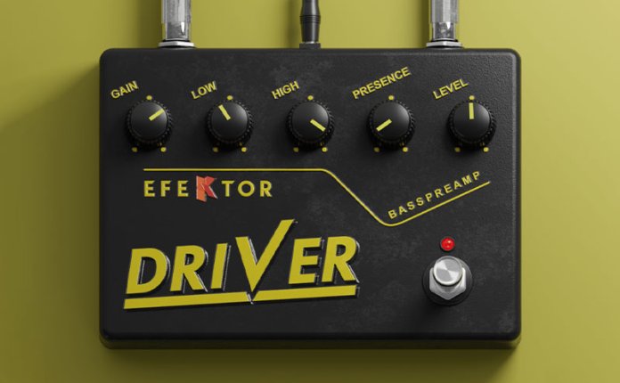 Kuassa Efektor Bass Driver v1.0.0 音频低音前置放大器插件