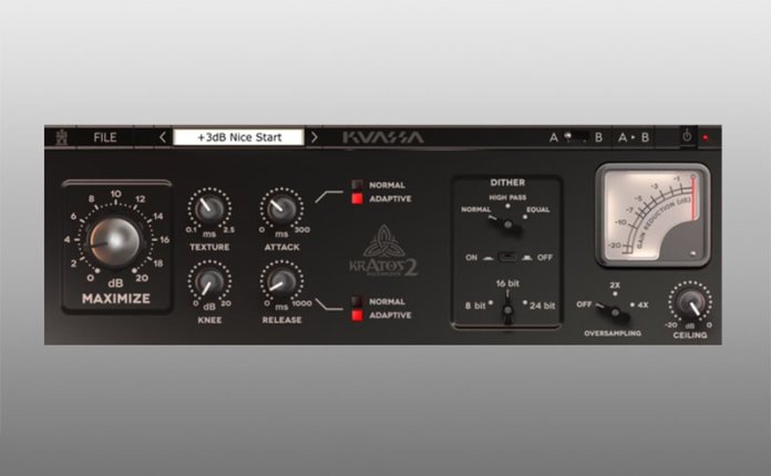 音频限制器插件 Kuassa Kratos 2 Maximizer v2.1.0 R2R版