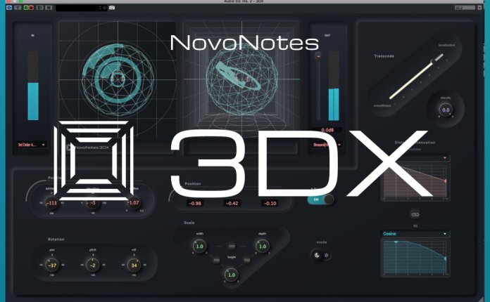 音频立体环绕声效果器插件 NovoNotes 3DX v1.7.0 TCD版