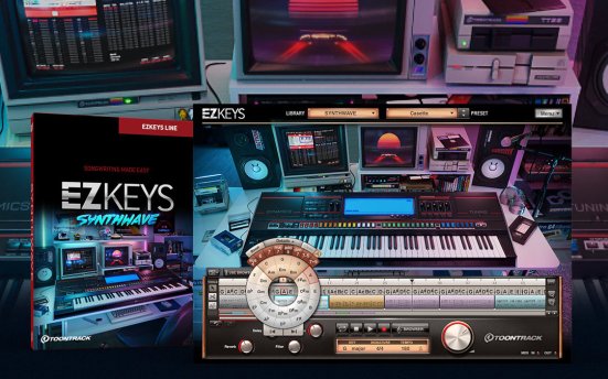 Toontrack EZkeys Synthwave v1.0.0 80年代风格合成器