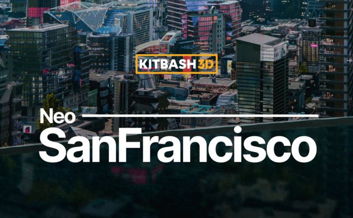 Kitbash3D Neo San Francisco 美国海湾城市场景3D模型