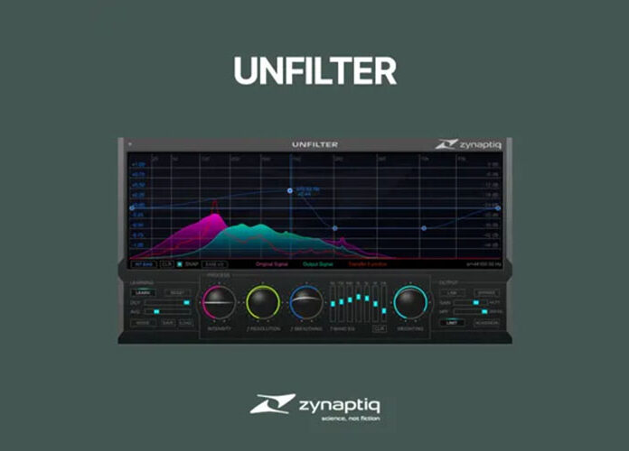 Zynaptiq UNFILTER v1.5.0 音频均衡效果器插件