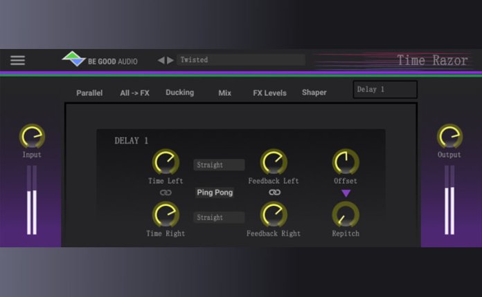 音频延迟效果器插件 Be Good Audio Time Razor v1.0.1 破解版