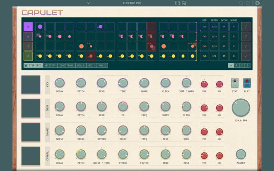 鼓音序器 Reel Audio Instruments Capulet v1.1.0