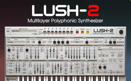 虚拟合成器插件 D16 Group Lush 2 v2.0.0 R2R版
