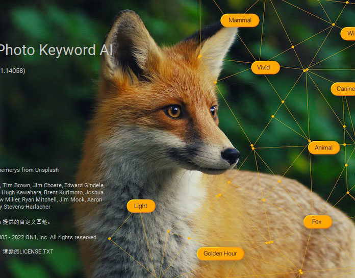 ON1 Photo Keyword AI 2023.5 v17.5.1.14079 智能图像管理工具