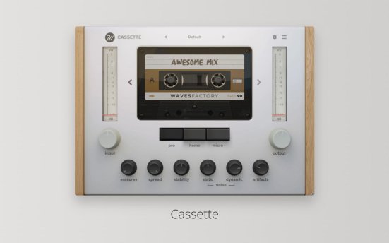 音频磁带模拟插件 Wavesfactory Cassette v1.0.6 R2R版
