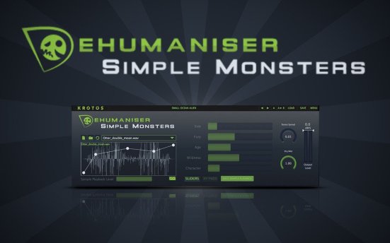 生物怪物声音处理插件 Krotos Dehumaniser Simple Monsters v1.1.4 R2R版