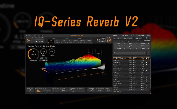 智能音频混响插件 HOFA IQ-Reverb v2.0.10 R2R版