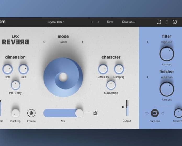 音频混响效果器插件 UJAM UFX Reverb v1.0.0 R2R版