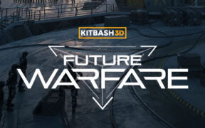 Kitbash3D Future Warfare 未来战争军事基地场景3D模型
