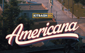 Kitbash3D Americana 美国传统城镇城市场景3D模型