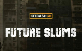 Kitbash3D Future Slums 反乌托邦破败城市场景3D模型