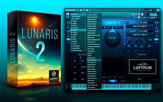 Luftrum Lunaris 2 v2.1 (KONTAKT) 电子合成器音源
