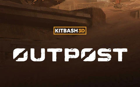 Kitbash3D Outpost 银河基地设施场景3D模型