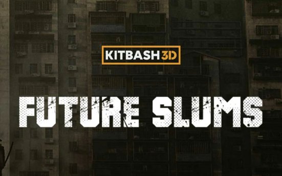 Kitbash3D Future Slums 反乌托邦破败城市场景3D模型