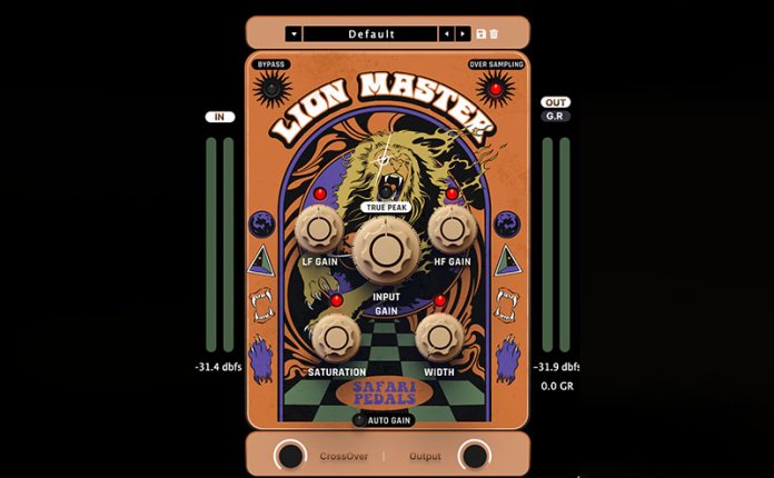 音频母带限制器插件 Safari Pedals Lion Master v1.5.72 VST3版