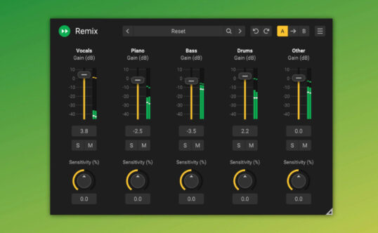 音频实时乐器人声分离插件 Acon Digital Remix v1.0.5