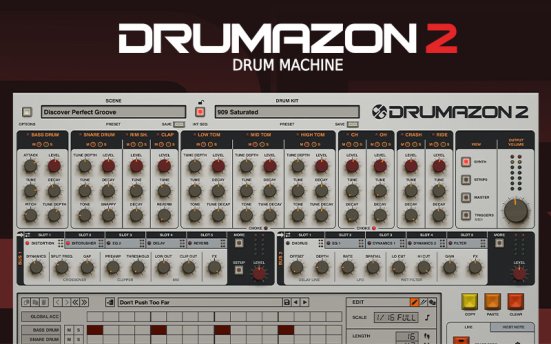 虚拟合成器插件 D16 Group Drumazon 2 v2.0.0