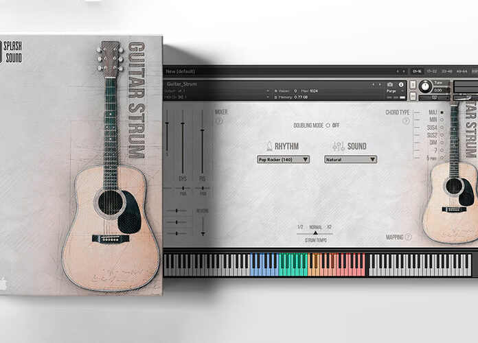 Splash Sound Guitar Strum (KONTAKT) 木吉他扫弦音源