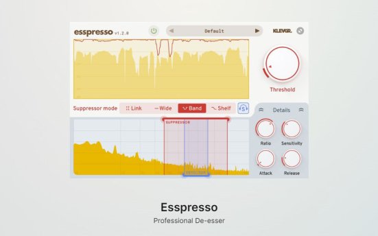 人声嘶嘶声消除插件 Klevgrand Esspresso v1.2.0 TCD版