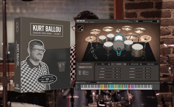 Room Sound Kurt Ballou Signature Series Drums Volume 2 (KONTAKT) 库尔特·巴卢签名系列第二卷鼓组音源