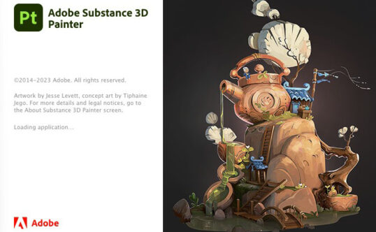 【Pt】Adobe Substance 3D Painter v10.1.2.4105 3D纹理材质制作软件