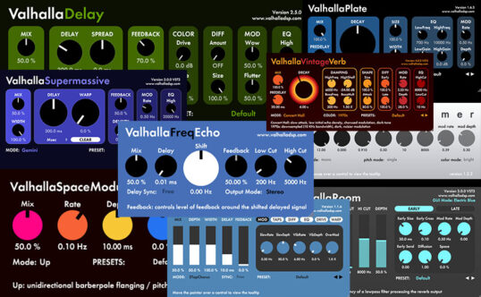 瓦尔哈拉音频效果器插件包 Valhalla DSP bundle 2025.5