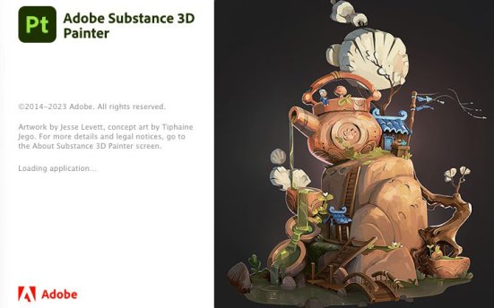 【Pt】Adobe Substance 3D Painter v10.1.2.4105 3D纹理材质制作软件